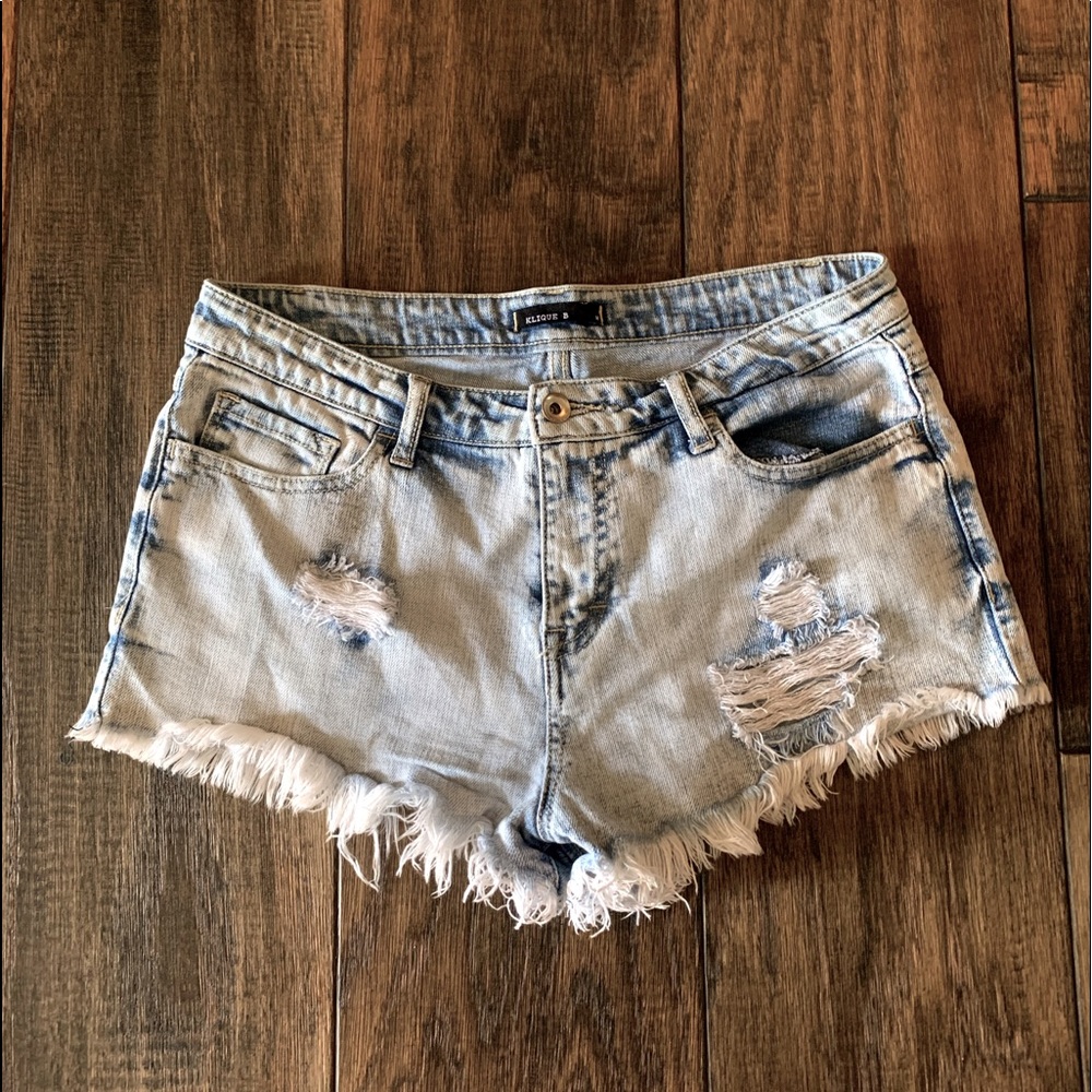Light Wash Shorts